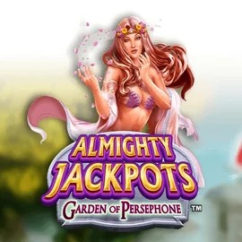 Almighty Jackpots: Garden of Persephone by Novomatic, showcased at dynabetcasino.eu – game logo