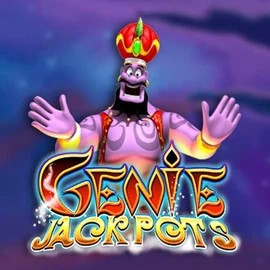 Official Jackpots logo: Genie Jackpots by Blueprint Gaming at DynaBet Casino
