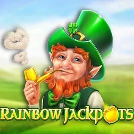 Rainbow Jackpots logo by Red Tiger Gaming DynaBet Casino