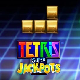 Tetris Super Jackpots slot logo by WMS at DynaBet Casino